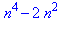 n^4-2*n^2