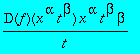 lambda*(`@@`(D,2)(f)(x^alpha*t^beta)*(x^alpha)^2*al...