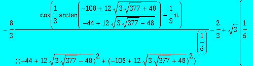 -1/6*((-44+12*sqrt(3*sqrt(377)-48))^2+(-108+12*sqrt...