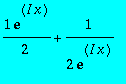 1*exp(I*x)/2+1/(2*exp(I*x))
