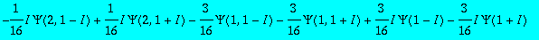 eq5 := -1/16*I*Psi(2,1-I)+1/16*I*Psi(2,1+I)-3/16*Ps...