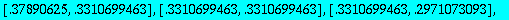 res := [-.5, -.5], [-.5, .4375], [.4375, .4375], [....