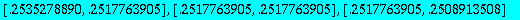 res := [-.5, -.5], [-.5, .4375], [.4375, .4375], [....