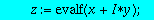 F := proc (x, y) local z, i; z := evalf(x+I*y); for...