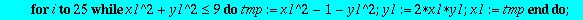 F1 := proc (x, y) local x1, y1, tmp, i; x1 := x; y1...